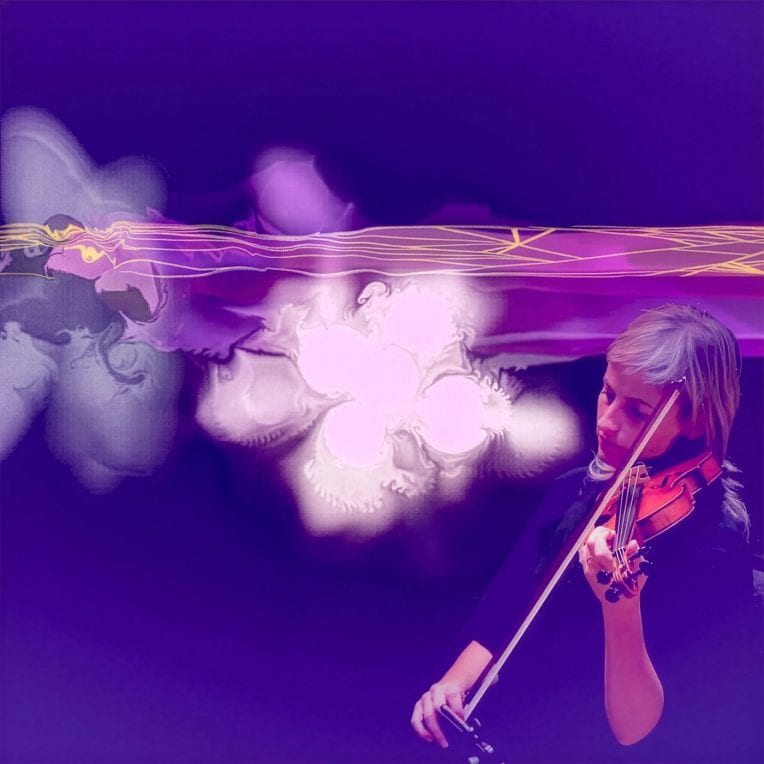 Fingerprints — violin and live visuals.